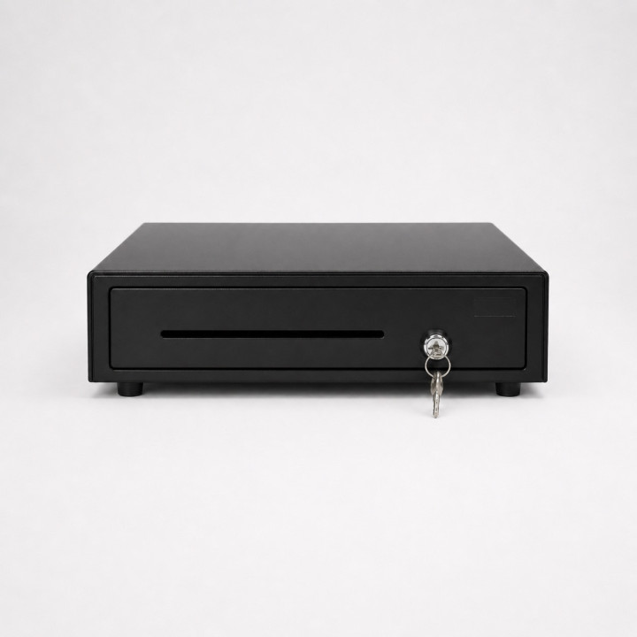 ZQ-410Ems Cash Drawer front